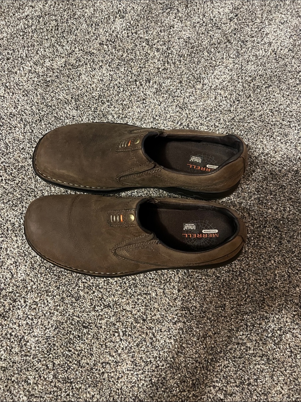 Merrell Men’s Brown Slip-On Loafers-NEVER WORN!